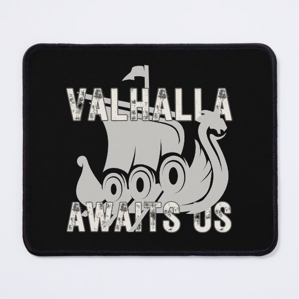 Item preview, Valhalla Awaits – Viking Ship Warrior Design designed and sold by SVALANART.