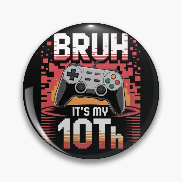 Artikelvorschau, Kinder, Bruder, es ist mein 10. Geburtstag, Gamer-Geek, der 10 Jahre alt wird entworfen und verkauft von GGrizeldaRivas.