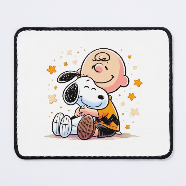 Item preview, Charlie Brown and Snoopy Cuddle designed and sold by Wjjq13Xenops.