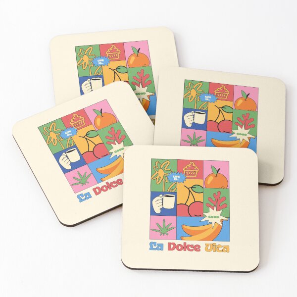 Item preview, La Dolce Vita Pop Art Grid designed and sold by Oniyasha.