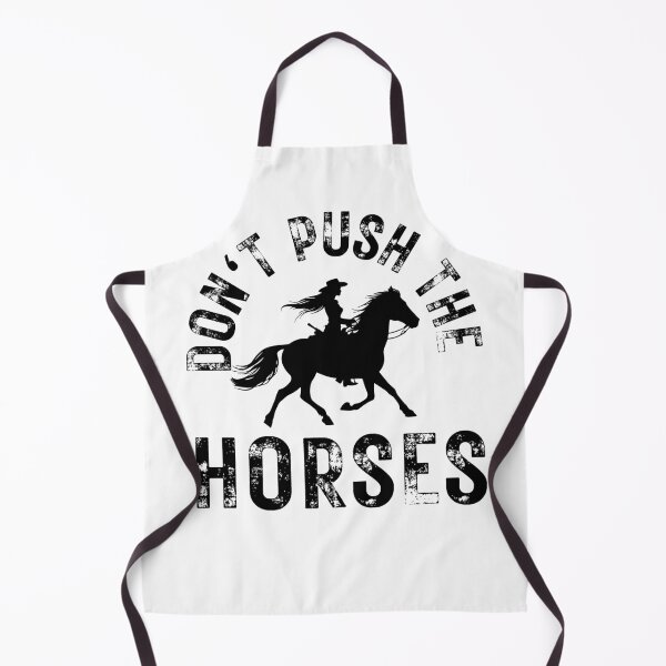 Item preview, Don't Push the Horses – Funny Boxing & Horse Pun Tee designed and sold by SVALANART.