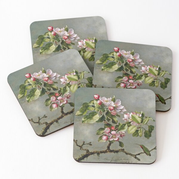 Item preview, Apple Blossoms and a Hummingbird designed and sold by SharonTheFirst.