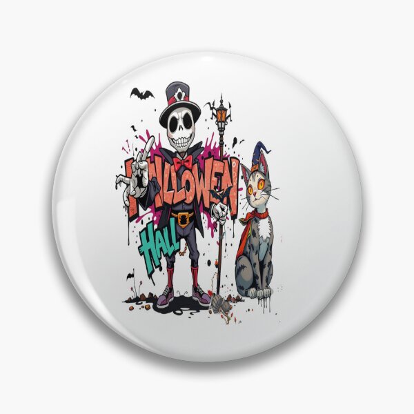 Item preview, halloween cat horror art graffiti  designed and sold by atomsama.