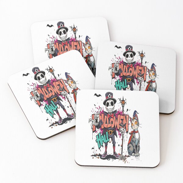 Item preview, halloween cat horror art graffiti  designed and sold by atomsama.