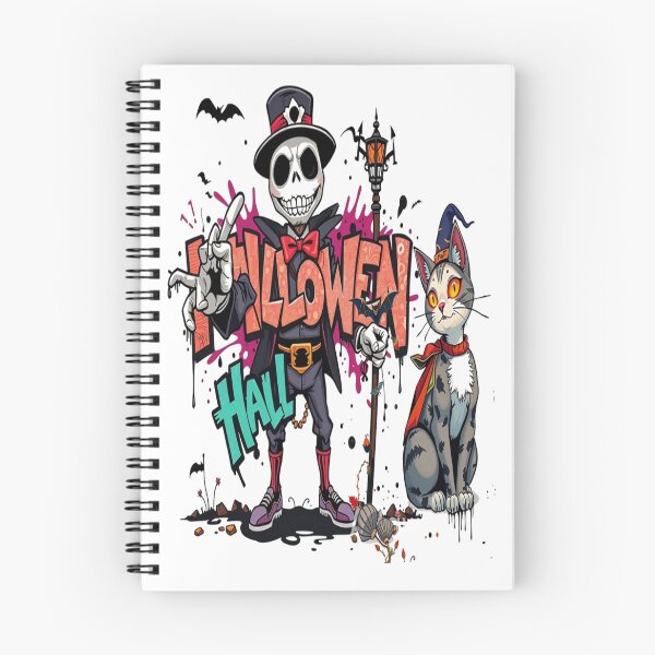 Item preview, halloween cat horror art graffiti  designed and sold by atomsama.