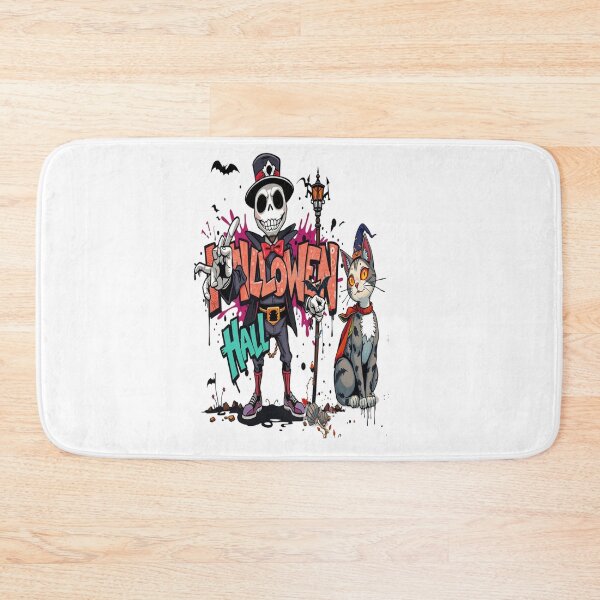 Item preview, halloween cat horror art graffiti  designed and sold by atomsama.