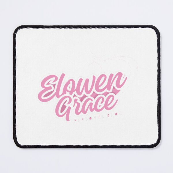 Item preview, Elowen Grace Personal Blog Logo - Pink Script Font & Star Graphic designed and sold by GenZFashion000.