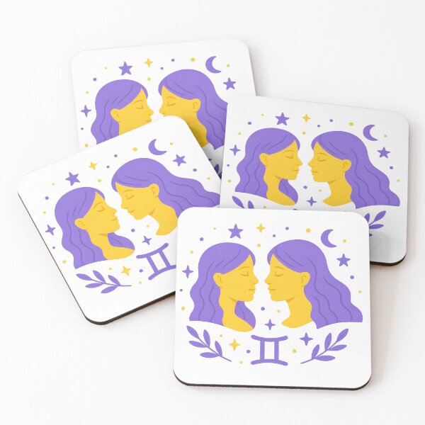 Item preview, Gemini Zodiac Sign Astrology Art for Air Signs designed and sold by Anna Koneva.