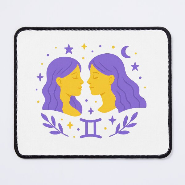 Item preview, Gemini Zodiac Sign Astrology Art for Air Signs designed and sold by Anna Koneva.
