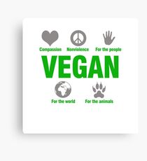 Vegan Canvas Print