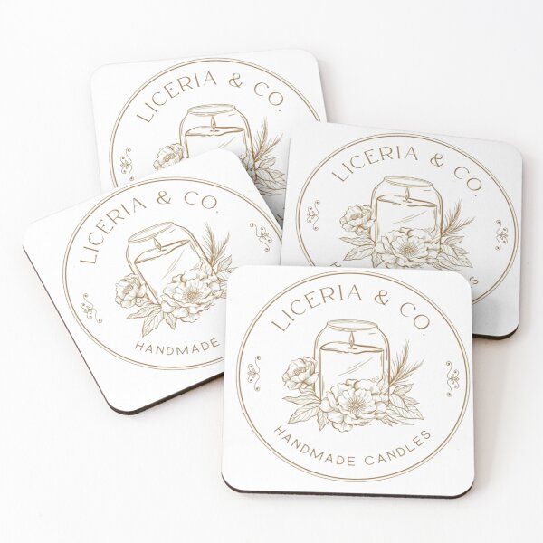 Item preview, Liceria & Co. Handmade Candles - Elegant Botanical Jar Graphic designed and sold by GenZFashion000.