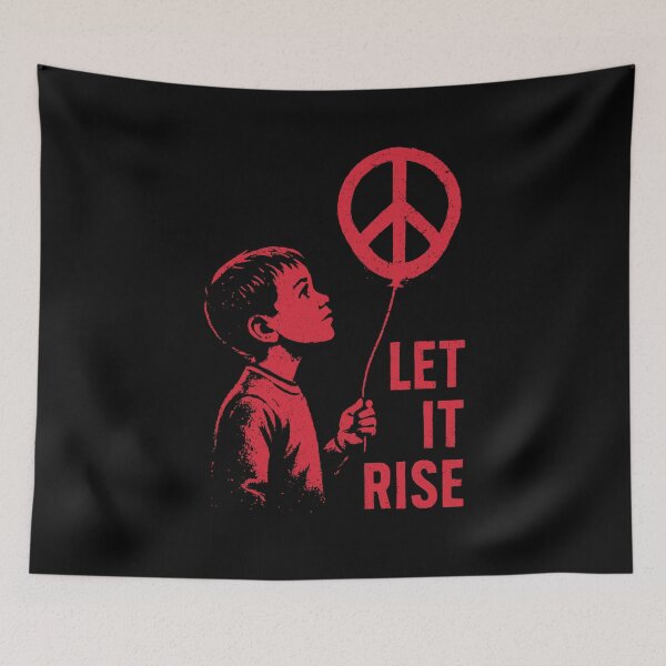 Item preview, Peace Sign Balloon Antiwar Street Art Protest designed and sold by Infinitee8hirts.