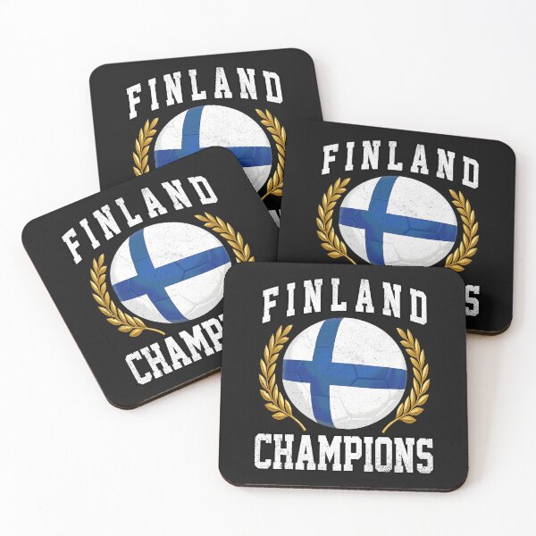 Item preview, SOCCER BALL FLAG CHAMPIONS - FINLAND - Fans and Teams for Men and Women T-shirt designed and sold by wallsandpatts.