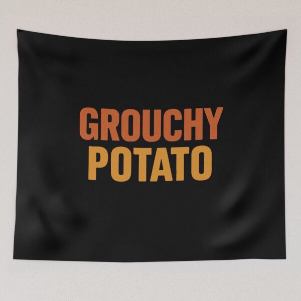 Item preview, Grouchy Potato – Funny Mood Retro Typography Shirt designed and sold by DailyDrivesct.