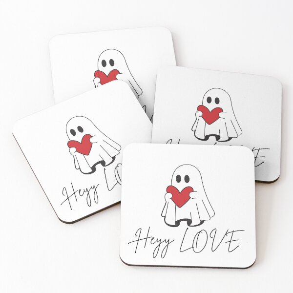 Item preview, Ghost Love – Cute Minimal Valentine Design designed and sold by Neverruthless.