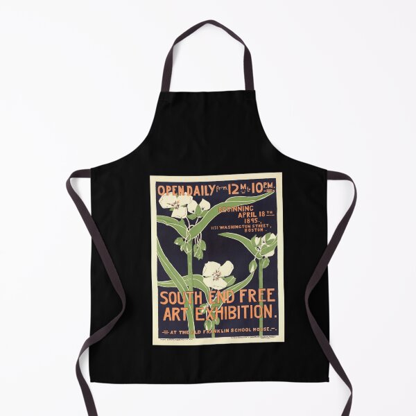 Item preview, Art Nouveau Poster | South End Free Art Exhibition | Old Franklin School House | 1895 Boston Art Show | Vintage Style Print designed and sold by artofuniverse.