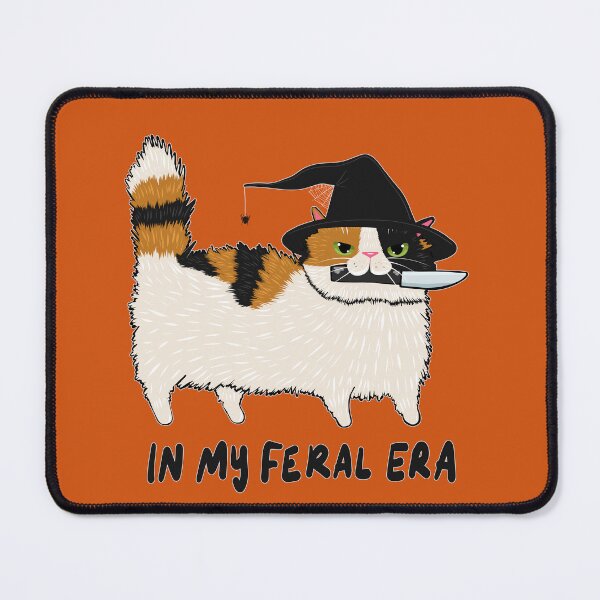 Item preview, Calico Cat In My Feral Era Halloween Witch designed and sold by KilkennyCat Art.