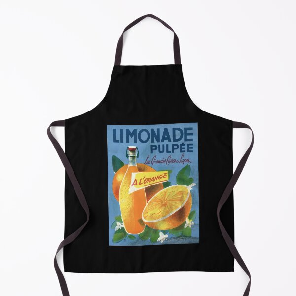 Item preview, Vintage Limonade Pulpee Poster | Orange Lemonade Art Print | Les Grandes Caves de Lyon | Art Deco Beverage Advertising designed and sold by artofuniverse.