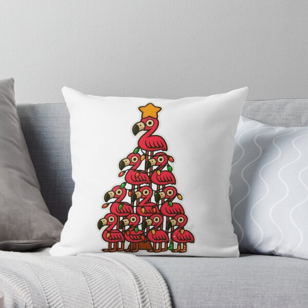 Item preview, Flamingo Christmas Holiday Tree designed and sold by pinkchaossquad.