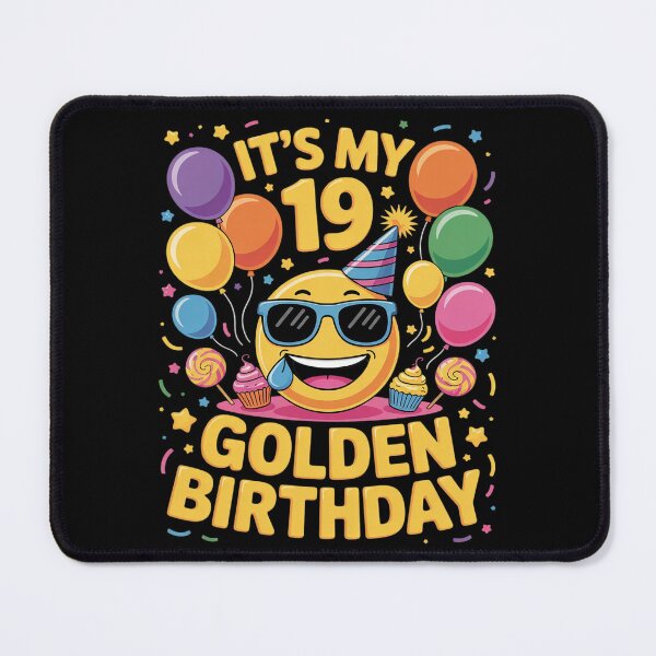 Item preview, 19th Birthday Gifts It's My Golden Birthday 19 Years Old designed and sold by GGrizeldaRivas.