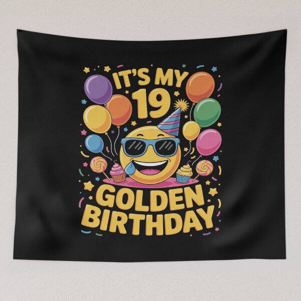 Item preview, 19th Birthday Gifts It's My Golden Birthday 19 Years Old  designed and sold by GGrizeldaRivas.