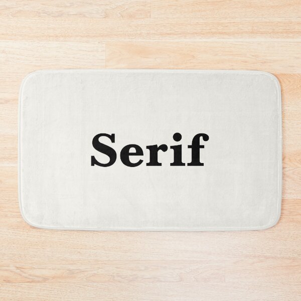 Item preview, Minimal Classic Serif Typography Art designed and sold by trepiu.