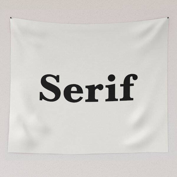 Item preview, Minimal Classic Serif Typography Art designed and sold by trepiu.