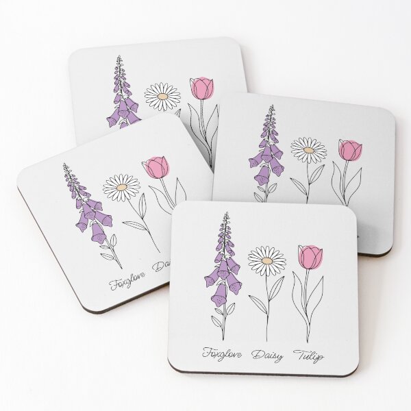 Item preview, Subtle Anti-Trump Floral - Foxglove Daisy Tulip II designed and sold by Lemon Pepper.