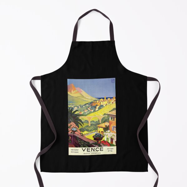 Item preview, Vintage French Travel Poster | Art Deco Vence Print | Roger Broders Illustration | Scenic Provence Countryside & Viaduct designed and sold by artofuniverse.