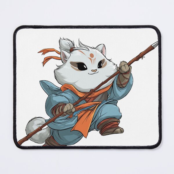 Item preview, Shaolin Cat – Fearless Martial Arts Feline Illustration designed and sold by DTDSEverything.