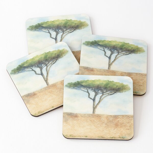 Item preview, Umbrella Pine Watercolour - "The Lone Pine" designed and sold by ashoushi.