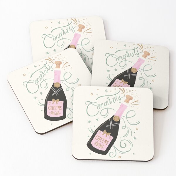 Item preview, Cheers Champagne Greeting Illustration designed and sold by Oniyasha.