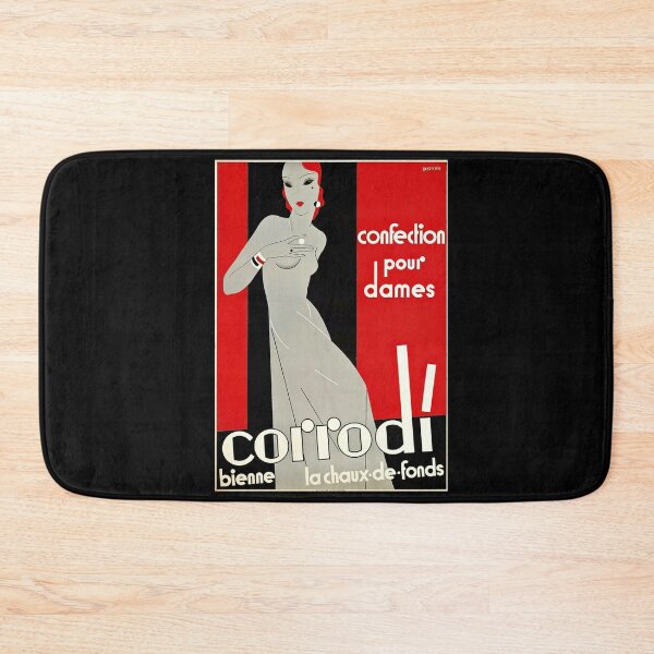 Item preview, Vintage Art Deco Poster | Corrodi Women's Fashion | Swiss Elegance | 1920s & 1930s Style | Bienne La Chaux-de-Fonds designed and sold by artofuniverse.