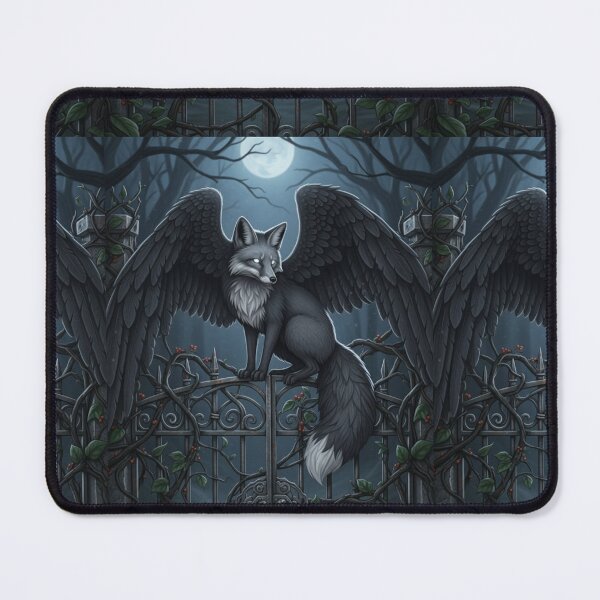 Item preview, Moonlit Winged Fox Gatekeeper designed and sold by FoxVibes.