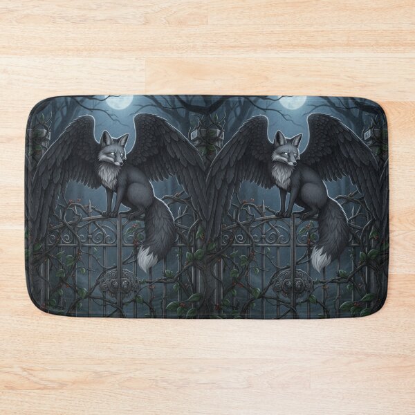 Item preview, Moonlit Winged Fox Gatekeeper designed and sold by FoxVibes.