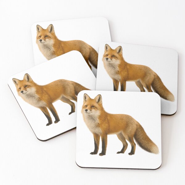 Item preview, Realistic Standing Red Fox designed and sold by DariaOltes.