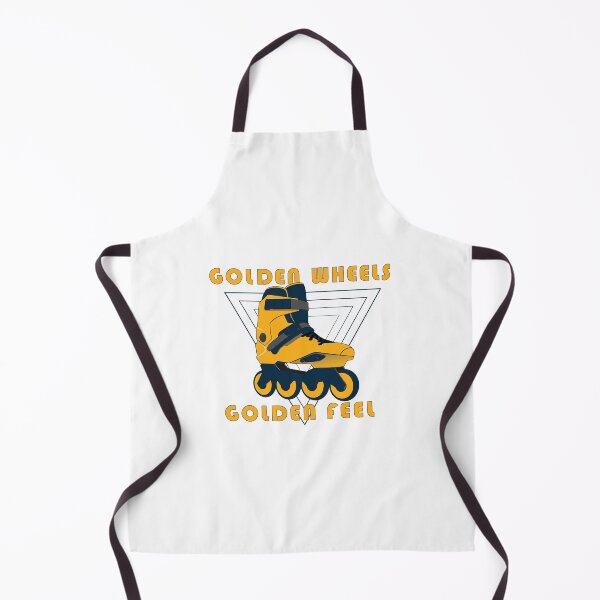 Item preview, Golden Wheels Inline Skate — “Golden Feel” Design | Skate Gift designed and sold by WhiteRai.