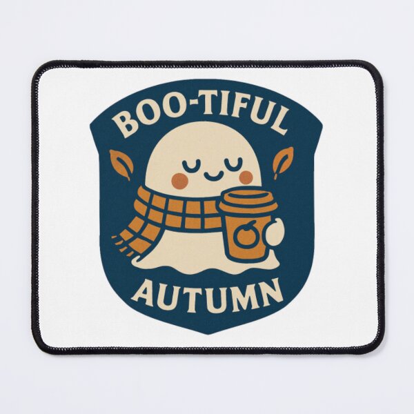 Item preview, Boo-tiful Autumn – Cute Ghost Fall Coffee Lover Halloween Design designed and sold by TheRamesCo.