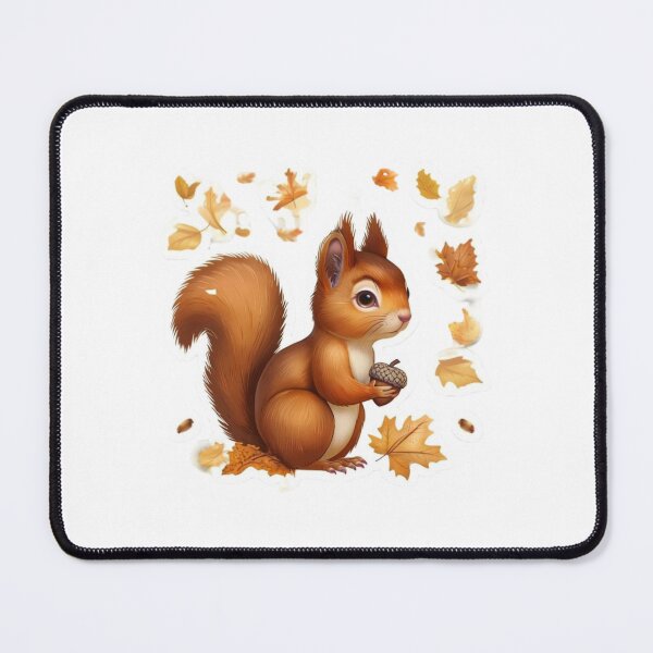 Item preview, Acorn Squirrel – Fall Forest Gift Sticker designed and sold by Imaginarium of Chaos falcon88 .