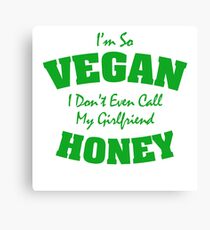 vegan Canvas Print