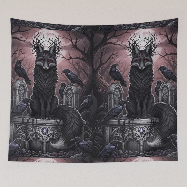 Item preview, Dark Forest Fox King designed and sold by FoxVibes.