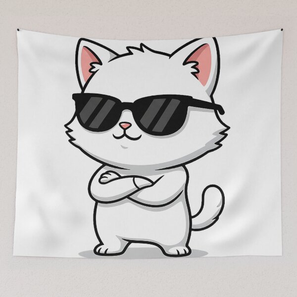 Item preview, Cool Sunglasses Cat designed and sold by meesub.
