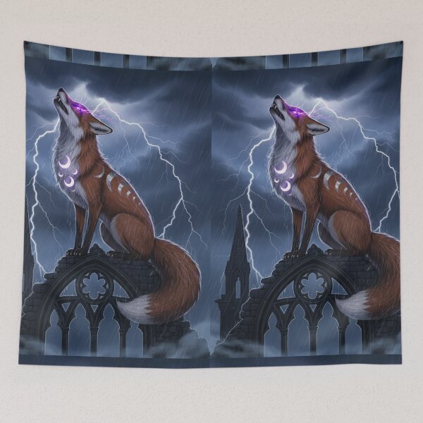 Item preview, Gothic Fox, Celestial Howl designed and sold by FoxVibes.