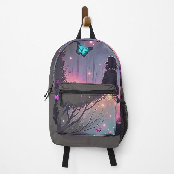 Item preview, The Crystal Forest – Magical Fantasy Anime Girl designed and sold by Kawaii Planet Studio.