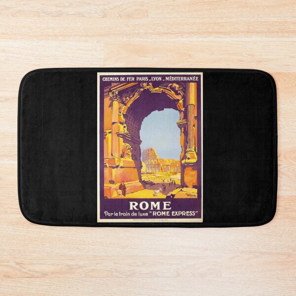 Item preview, Vintage Travel Poster | Rome Express 1921 by Roger Broders | Art Deco Style | Historic & Exotic Destinations designed and sold by artofuniverse.