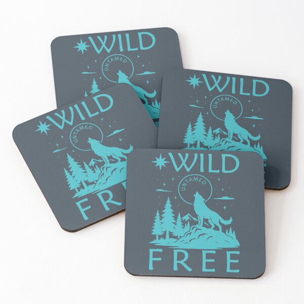 Item preview, Wild Free Untamed - Turquoise designed and sold by chromavibes-art.