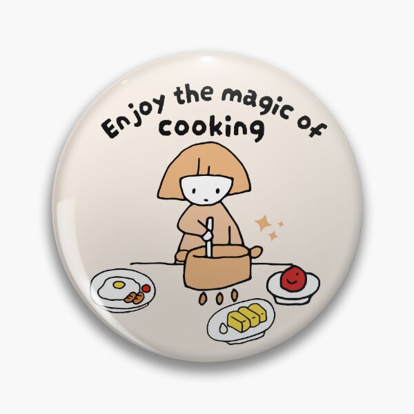 Item preview, Enjoy the Magic of Cooking – Cute Wholesome Kitchen Art Design designed and sold by TheBeeKindSpace.