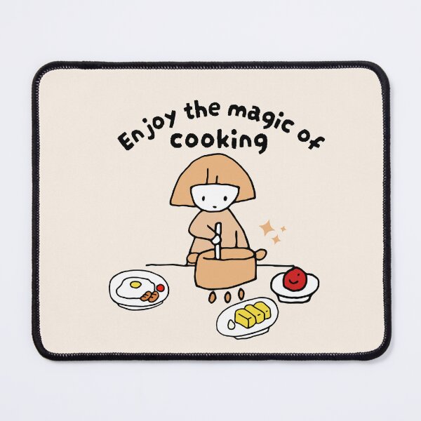 Item preview, Enjoy the Magic of Cooking – Cute Wholesome Kitchen Art Design designed and sold by TheBeeKindSpace.