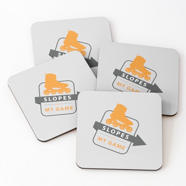 Item preview, Slopes Are My Game — Funny Inline Skate / Slope Humor Design designed and sold by WhiteRai.