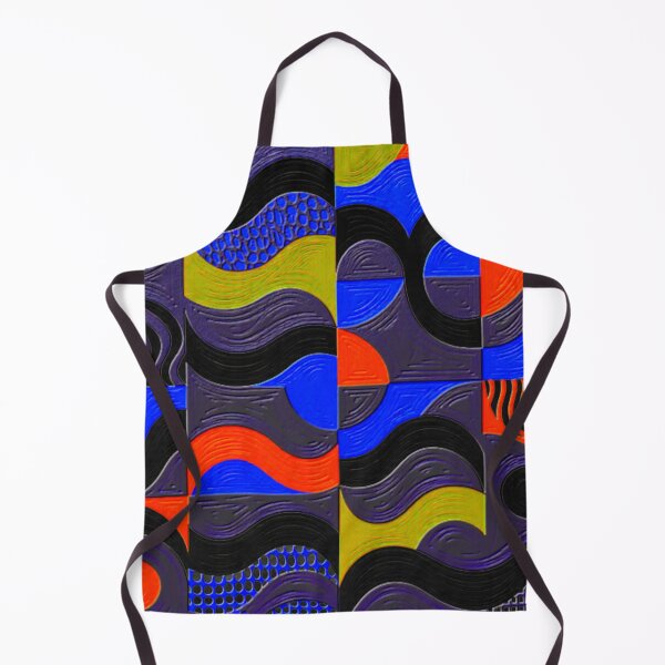 Item preview, 4 part dark fluorescence oil abstract geometric colorful design designed and sold by SmashingDeals.